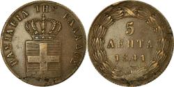 World Coins - Coin, Greece, Othon, 5 Lepta, 1841, , Copper, KM:16