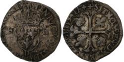 World Coins - France, Henri IV, Douzain, 1594, Lyon, Billon, , Gadoury:552