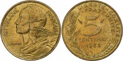 World Coins - France, 5 Centimes, Marianne, 1985, Pessac, Aluminum-Bronze,