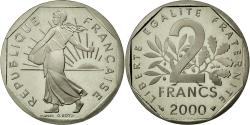 World Coins - Coin, France, Semeuse, 2 Francs, 2000, , Nickel, KM:942.2, Gadoury:547b