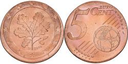 World Coins - Germany, 5 Centimes, Error, 2019, Munich, Copper Plated Steel,