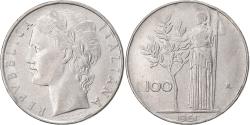 World Coins - Italy, 100 Lire, 1961, Rome, Stainless Steel, , KM:96.1