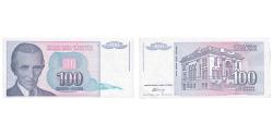 World Coins - Yugoslavia, 100 Dinara, 1994, KM:139a, UNC(65-70)