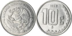 World Coins - Coin, Mexico, 10 Centavos, 1993, Mexico City, , Stainless Steel, KM:547