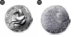 World Coins - France, 20 Euro, Calendrier Chinois, Année du Cheval Haut Relief - 1 Oz, 2026