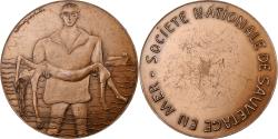World Coins - France, Medal, SNSM, 1972, MDP, Bronze, Hélène Guastalla,