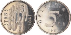 World Coins - Coin, Switzerland, Convention de Stans, 5 Francs, 1981, , Copper-nickel