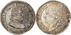 World Coins - France, Medal, Louis XVIII, Quinaire, Henri IV, History, , Silver
