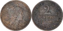 World Coins - Coin, France, Dupuis, 2 Centimes, 1911, Paris, , Bronze, KM:841