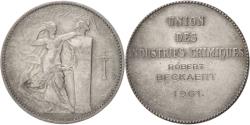 World Coins - France, Medal, French Fifth Republic, Business & industry, 1961,