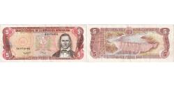 World Coins - Dominican Republic, 5 Pesos Oro, EF(40-45)