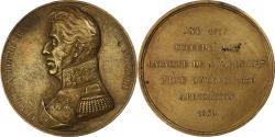 World Coins - France, Medal, Abdication de Charles X, 1830, Bronze, Caqué,