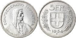 World Coins - Coin, Switzerland, 5 Francs, 1954, Bern, , Silver, KM:40