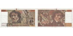 World Coins - France, 100 Francs, Delacroix, 1993, C.228, VF(30-35), Fayette:69bis.8, KM:154g