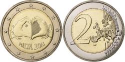 World Coins - Malta, 2 Euro, Children and solidarity - Love, 2016, Bi-Metallic,