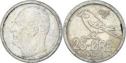 World Coins - Coin, Norway, 25 Öre, 1966