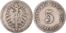 World Coins - Coin, GERMANY - EMPIRE, 5 Pfennig, 1876
