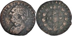 World Coins - Coin, France, Louis XVI, 12 Deniers, 1792, Perpignan, , Silver