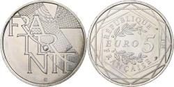 World Coins - France, 5 Euro, Fraternité, 2013, MDP, Silver,