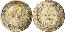 World Coins - Coin, Netherlands, William III, 5 Cents, 1869, , Silver, KM:91