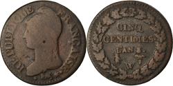 World Coins - Coin, France, Dupré, 5 Centimes, AN 8/5, Lille, , Bronze, KM:640.11