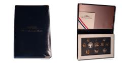 World Coins - France, Coffret 1 c. à 100 frs., 1997, Monnaie de Paris, Proof,