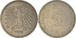 World Coins - Coin, GERMANY - FEDERAL REPUBLIC, 5 Mark, 1975, Stuttgart,