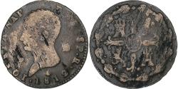 World Coins - Spain, Joseph Napolean, 8 Maravedis, 1812, Segovia, Copper,