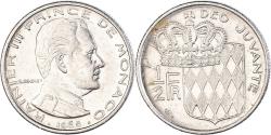 World Coins - Coin, Monaco, Rainier III, 1/2 Franc, 1965, , Nickel, KM:145