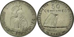 World Coins - Coin, FRENCH OCEANIA, 50 Centimes, 1948, , Bronze-Nickel, Lecompte:1