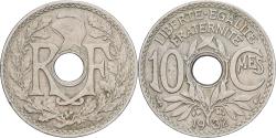World Coins - France, 10 Centimes, Lindauer, 1932, Paris, Copper-nickel,