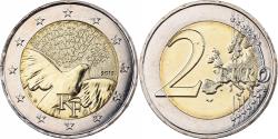 World Coins - France, 2 Euro, Peace in Europe, 2015, MDP, Bi-Metallic,