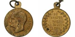 World Coins - France, Medal, Mort du Prince Jérome Bonaparte, 1860, Brass,