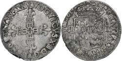 World Coins - France, Louis XIII, 1/4 Ecu de Béarn, 1617, Pau, Silver, , Gadoury:30