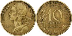 World Coins - France, 10 Centimes, Marianne, 1965, Paris, Aluminum-Bronze,