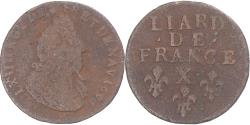 World Coins - Coin, France, Louis XIV, Liard de France, 1696, Amiens, , Copper