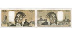 World Coins - France, 500 Francs, Pascal, 1971-12-02, Q.26, EF(40-45)