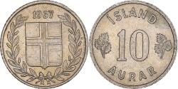 World Coins - Coin, Iceland, 10 Aurar, 1967