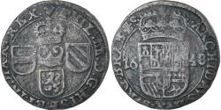 World Coins - Coin, Spanish Netherlands, Philippe IV, Liard, Oord, 1648, Brussels,