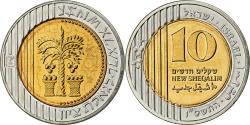 World Coins - Israel, 10 New Sheqalim, 1995, Bi-Metallic, , KM:270
