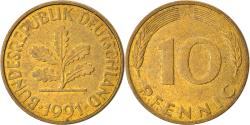 World Coins - Coin, GERMANY - FEDERAL REPUBLIC, 10 Pfennig, 1991, Berlin, , Brass