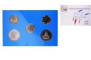 World Coins - Coin, France, Coffret Folon 1 fr. à 100 frs., 1989, MDP, FDC, 744/3000