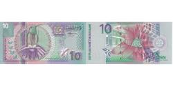 World Coins - Surinam, 10 Gulden, 2000, 2000-01-01, KM:147, UNC(65-70)