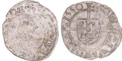 World Coins - Coin, FRENCH STATES, Franche-Comté, 1/2 Carolus, 1550, Besançon,