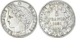 World Coins - Coin, France, Cérès, 5 Francs, 1851, Paris, , Silver, KM:761.1