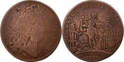 World Coins - France, Token, Louis XIV, Bâtiments du Roi, 1713, Bronze,