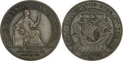 World Coins - France, Token, Chambre au Tribunal de Commerce, Nantes, Silver, Flan mat
