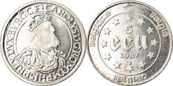 World Coins - Coin, Belgium, Baudouin I, 5 Ecu, 1987, , Silver, KM:166
