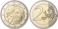 World Coins - France, 2 Euro, Auguste Rodin, 2017, Pessac, Bi-Metallic,