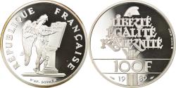 World Coins - Coin, France, Droits de l'Homme, 100 Francs, 1989, Proof, , Silver